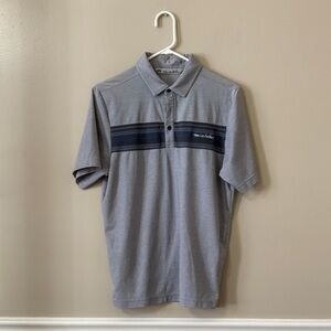 Travis Mathew Grey Short Sleeve Golf Polo